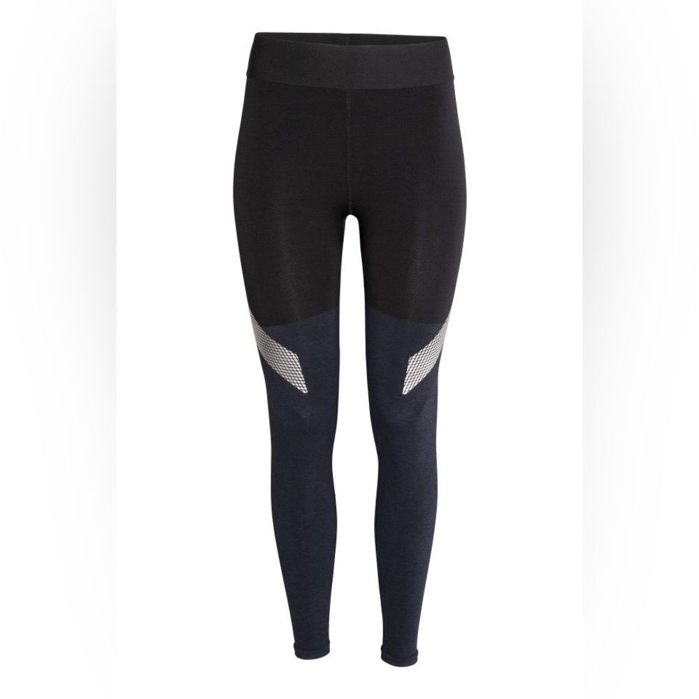 H&M Black Seamless Sports Leggings Size Small